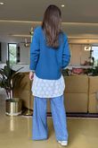 Made in Italy Conrad Body Skim Knit Jumper Deep Teal
